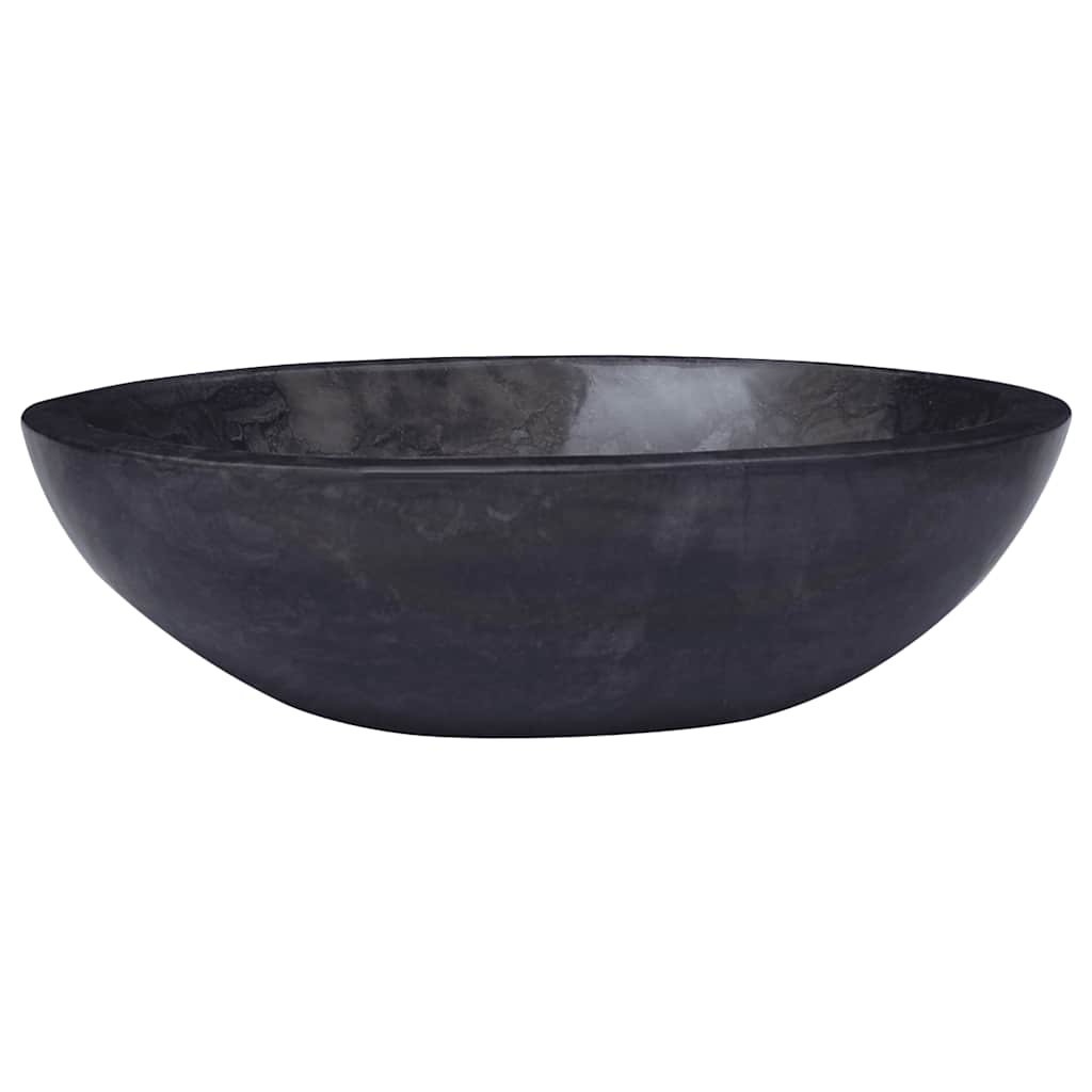 Gootsteen 53x40x15 cm marmer zwart is nu te koop bij PeponiXL, paradijselijk wonen!