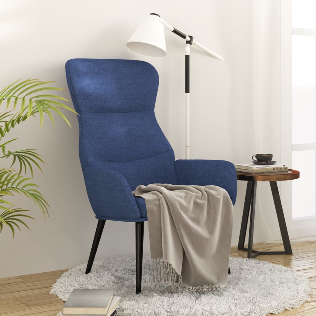 Relaxstoel stof blauw is nu te koop bij PeponiXL, paradijselijk wonen!