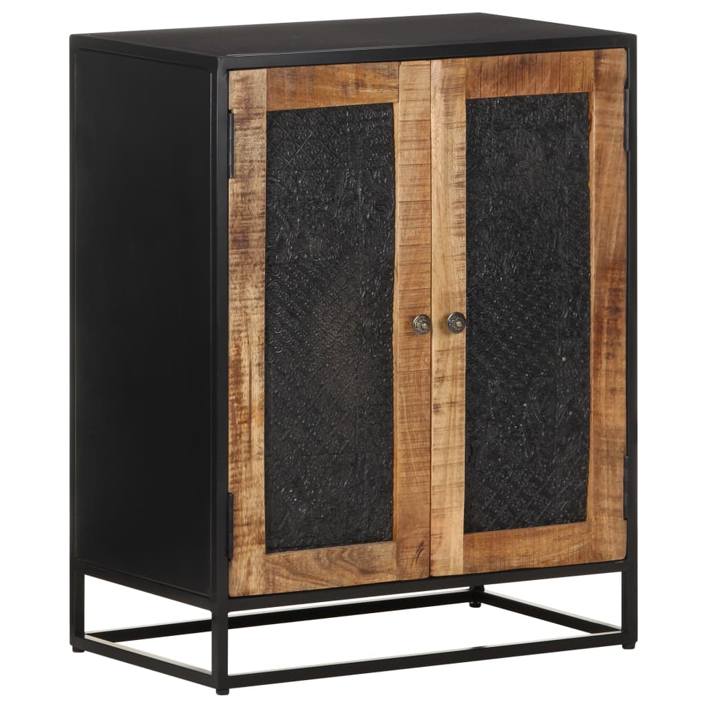 Dressoir 60x35x75 cm ruw mangohout is nu te koop bij PeponiXL, paradijselijk wonen!