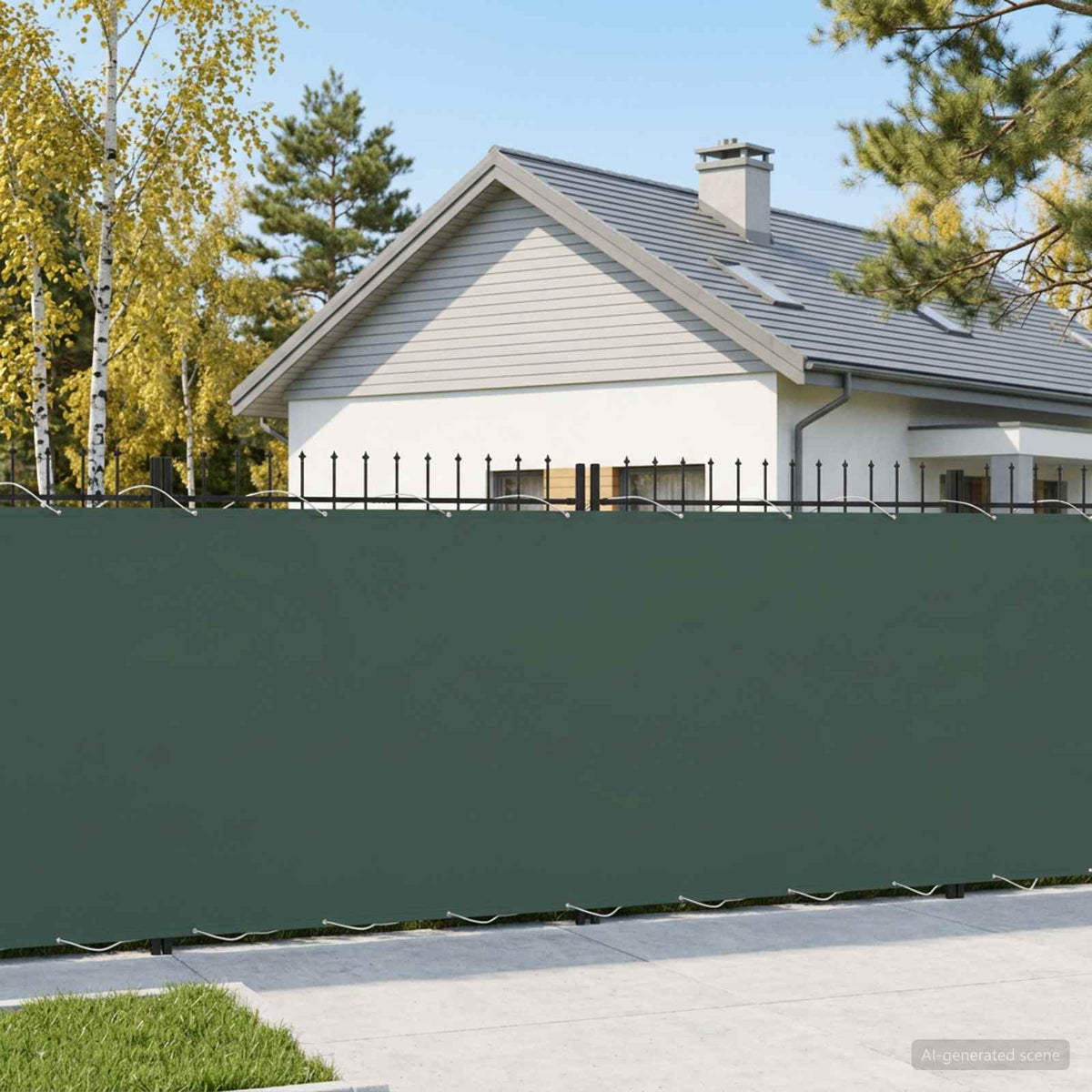 Balkon Privacy Scherm 180 x 600 cm Stof met PU-coating is nu te koop bij PeponiXL, paradijselijk wonen!