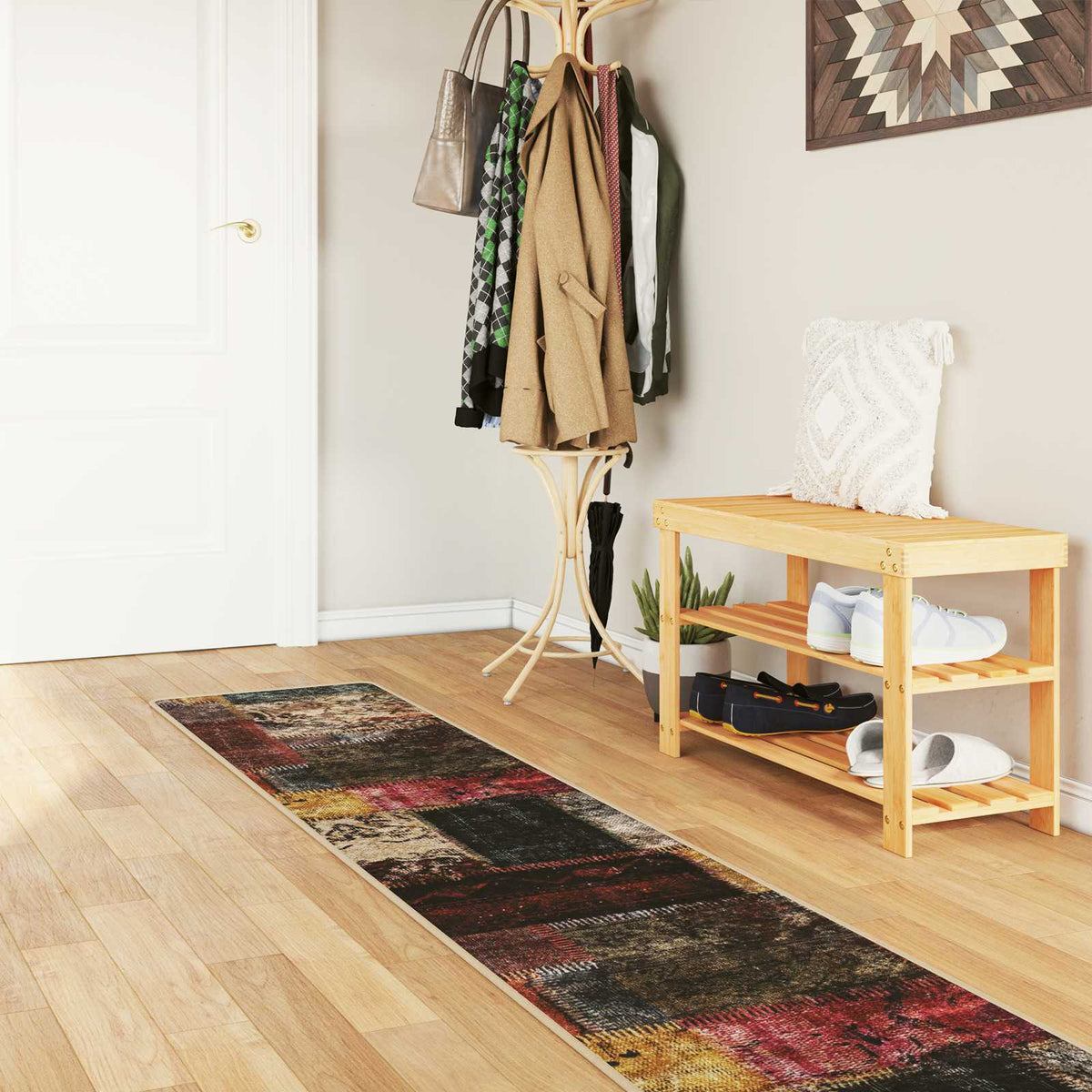 Vloerkleedloper MARSA Multikleur 50 x 300 cm Polyester en PVC is nu te koop bij PeponiXL, paradijselijk wonen!
