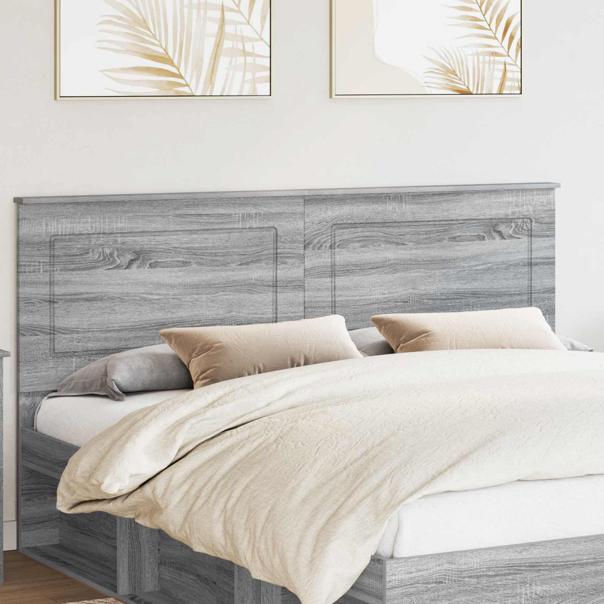 Hoofdbord Grijze Sonoma 100 cm Geconstrueerd hout is nu te koop bij PeponiXL, paradijselijk wonen!