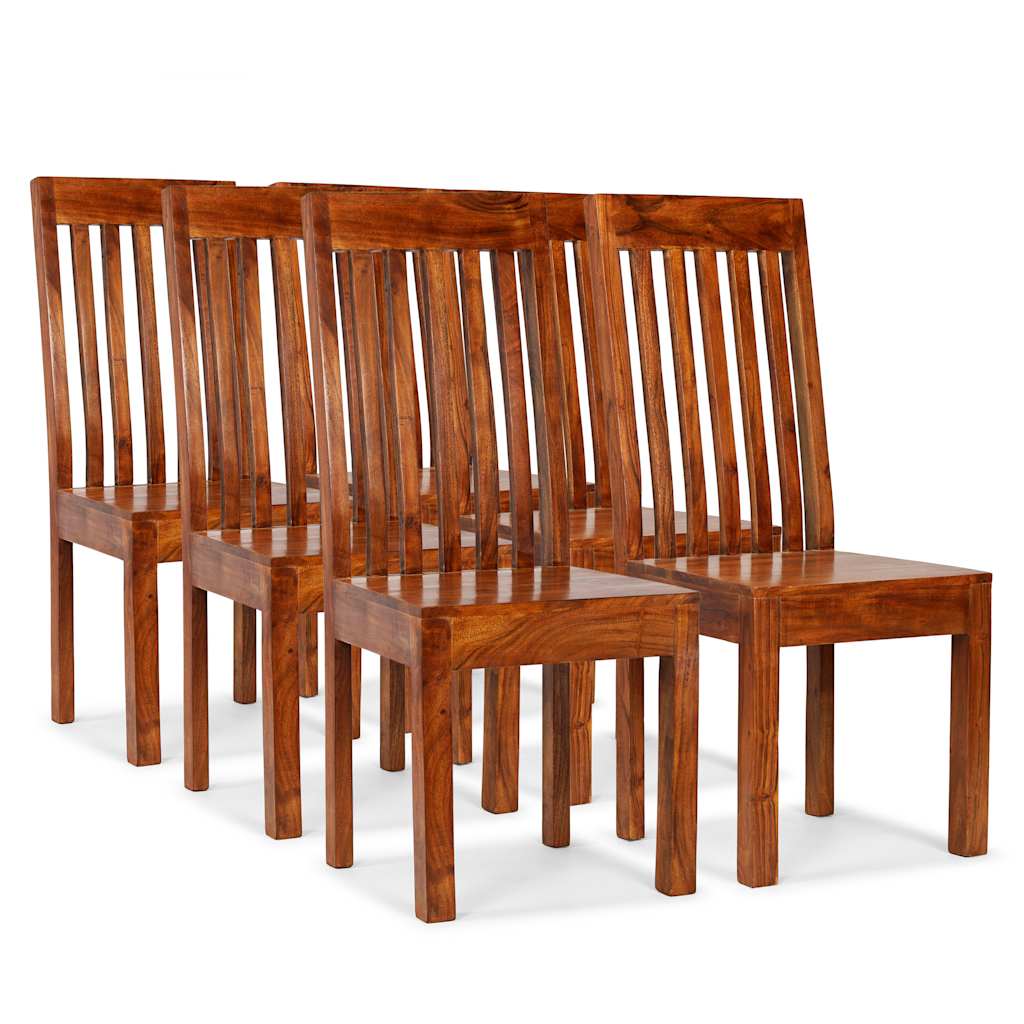 Eetkamerstoelen 6 st massief hout modern is nu te koop bij PeponiXL, paradijselijk wonen!