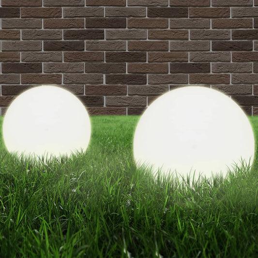 LED-bollampen 2 st rond 25 cm PMMA is nu te koop bij PeponiXL, paradijselijk wonen!