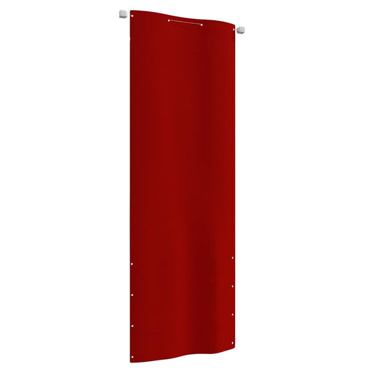 Balkonscherm 80x240 cm oxford stof rood is nu te koop bij PeponiXL, paradijselijk wonen!