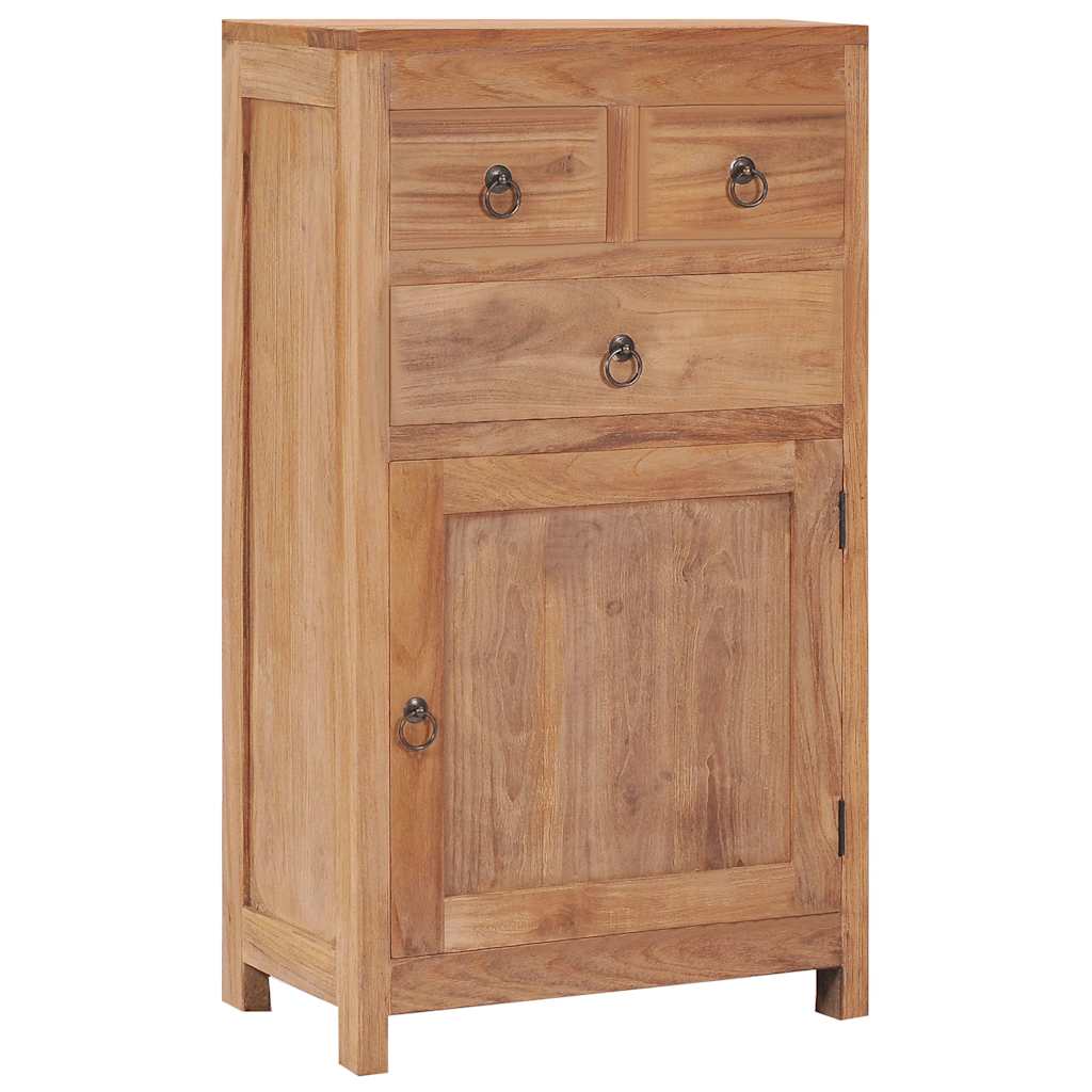 Dressoir 50x30x90 cm massief teakhout is nu te koop bij PeponiXL, paradijselijk wonen!