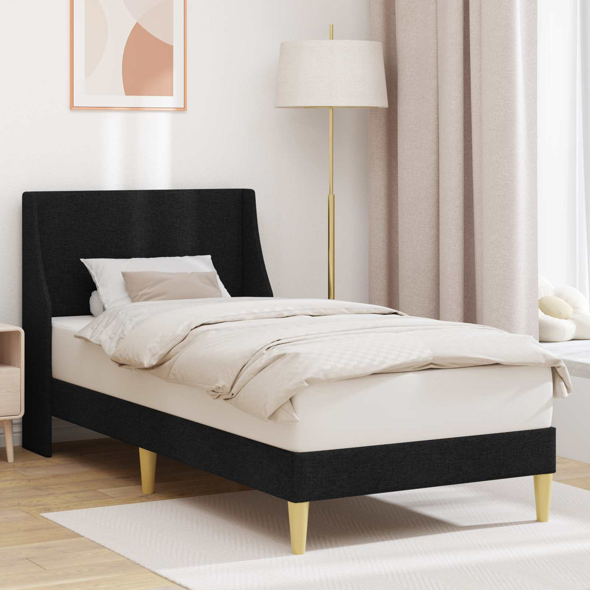 Bedframe met hoofdeinde aansluitplaat is nu te koop bij PeponiXL, paradijselijk wonen!