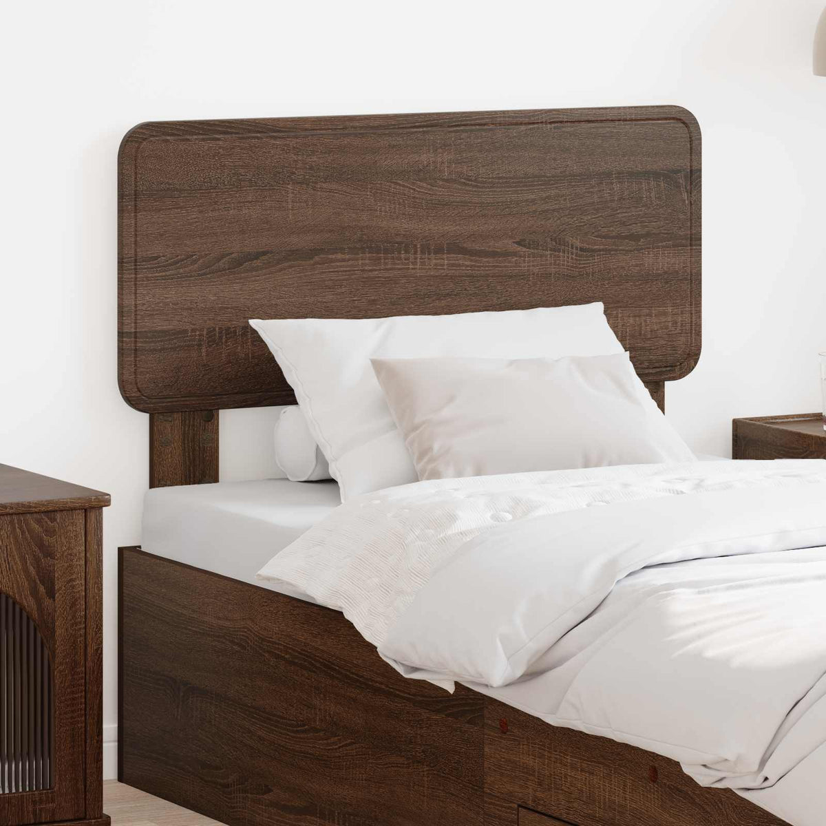 Hoofdbord Bruin Eiken Bewerkt hout is nu te koop bij PeponiXL, paradijselijk wonen!