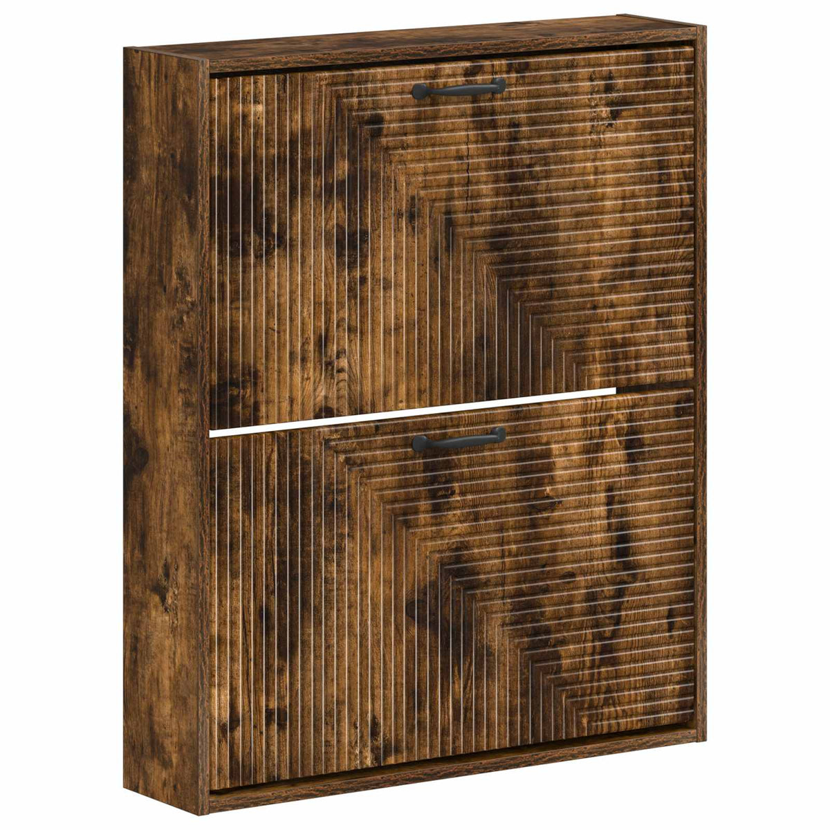 Wandgemonteerde Schoenkast HAARLEM 71 x 17 x 86 cm Bewerkt hout is nu te koop bij PeponiXL, paradijselijk wonen!