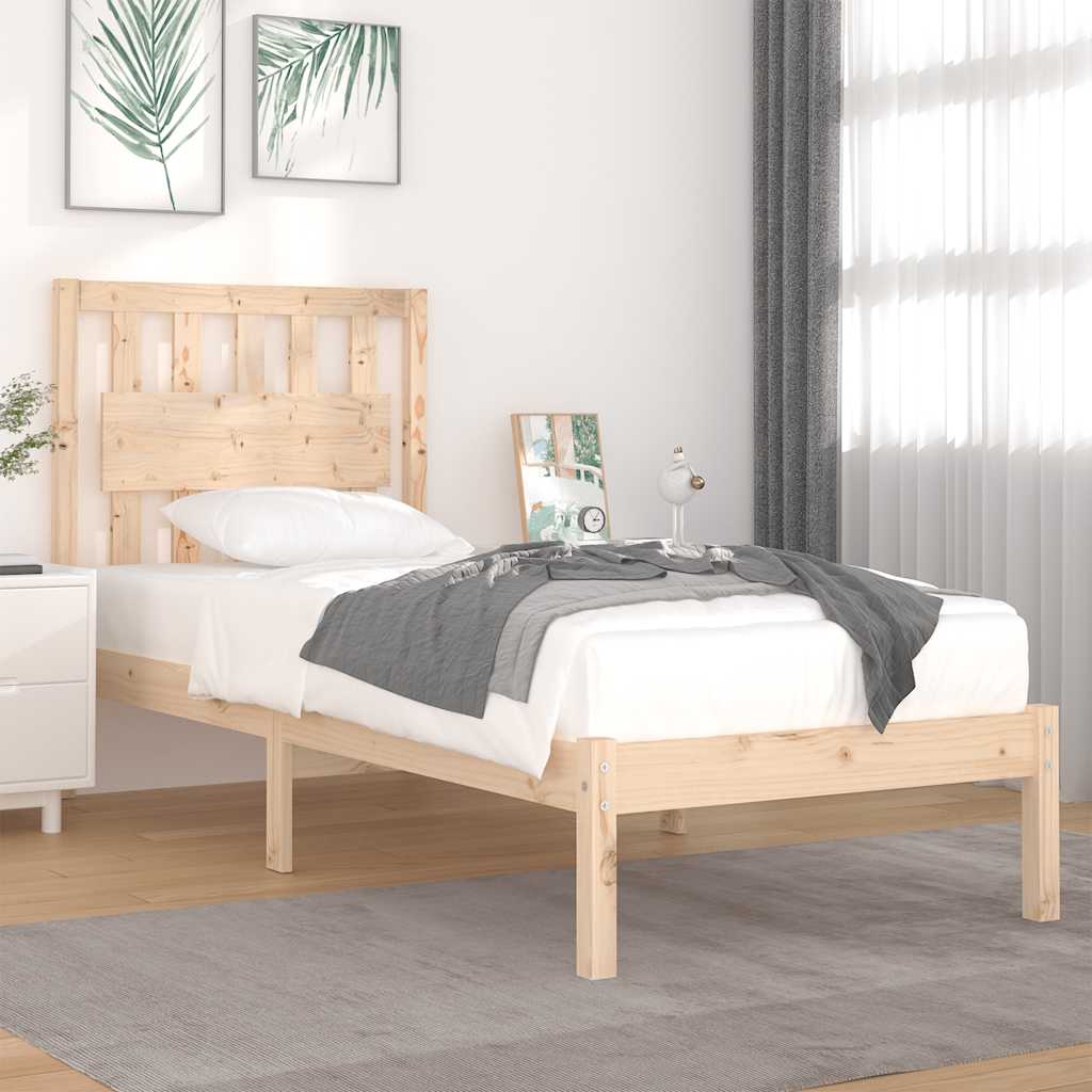 Bedframe massief grenenhout 90x200 cm is nu te koop bij PeponiXL, paradijselijk wonen!