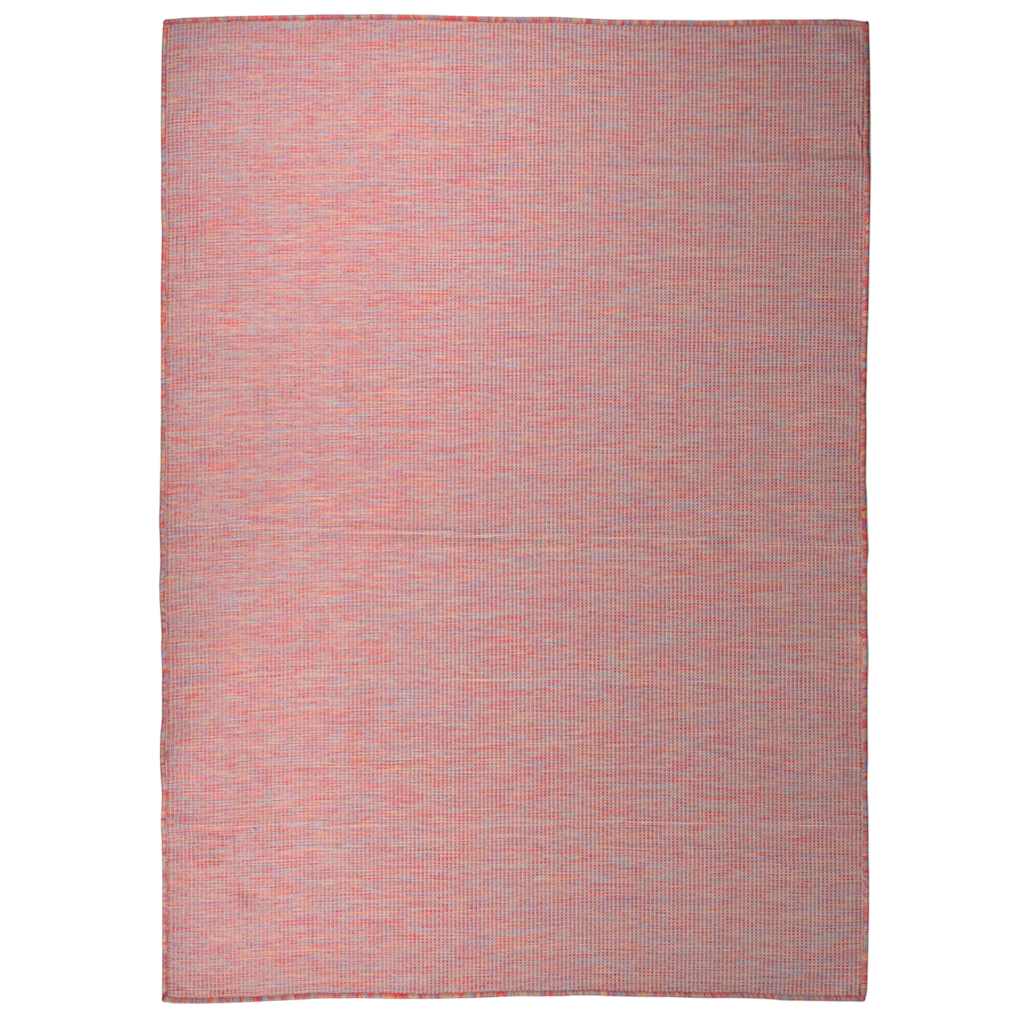 Buitenkleed platgeweven 200x280 cm rood is nu te koop bij PeponiXL, paradijselijk wonen!