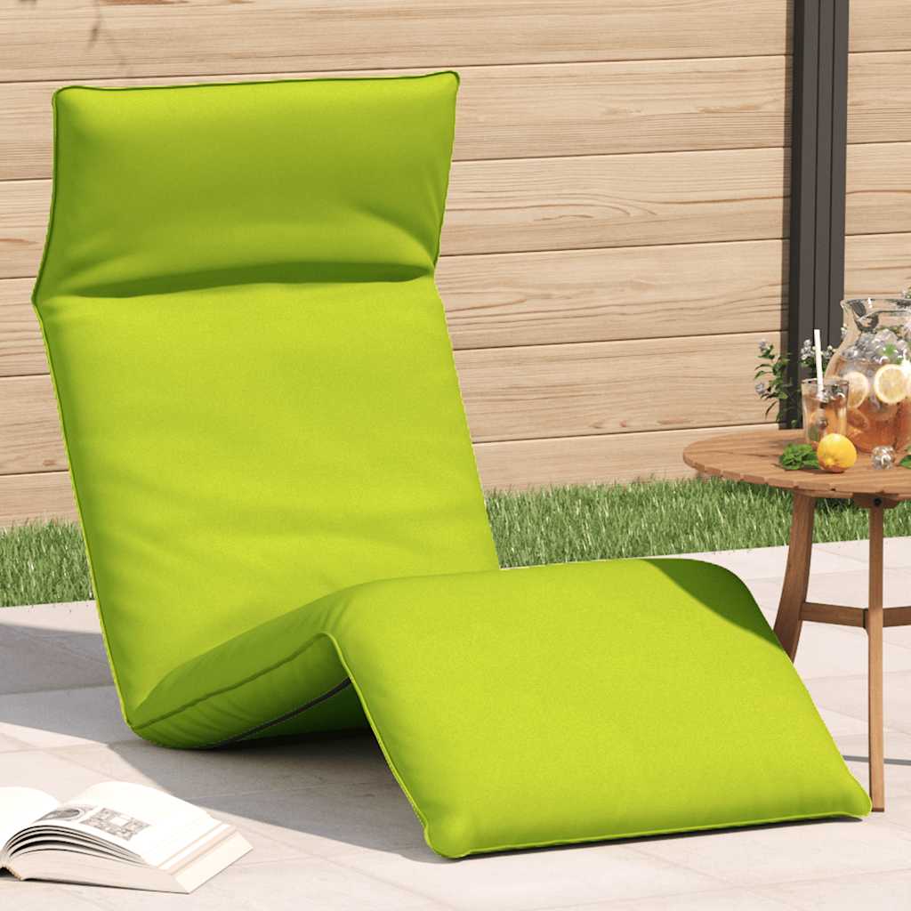 Ligstoel inklapbaar 175x54x8,5 cm oxford stof heldergroen is nu te koop bij PeponiXL, paradijselijk wonen!