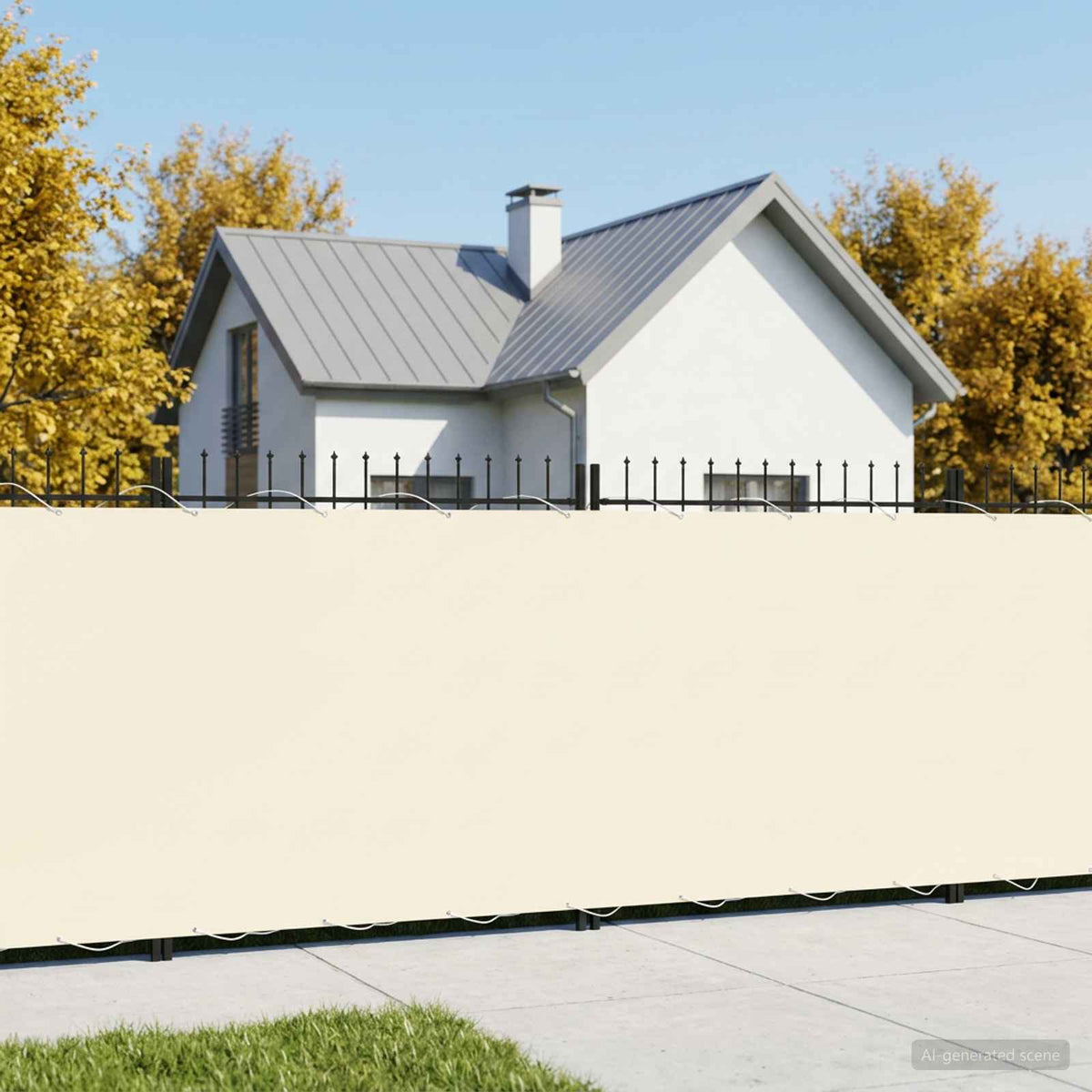 Balkon Privacy Scherm 1,8 x 25 m Stof met PU-coating is nu te koop bij PeponiXL, paradijselijk wonen!