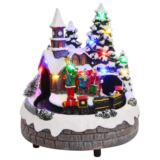 Kerst Tafelopstelling Multikleur 16 x 16 x 19 cm Kunststof is nu te koop bij PeponiXL, paradijselijk wonen!