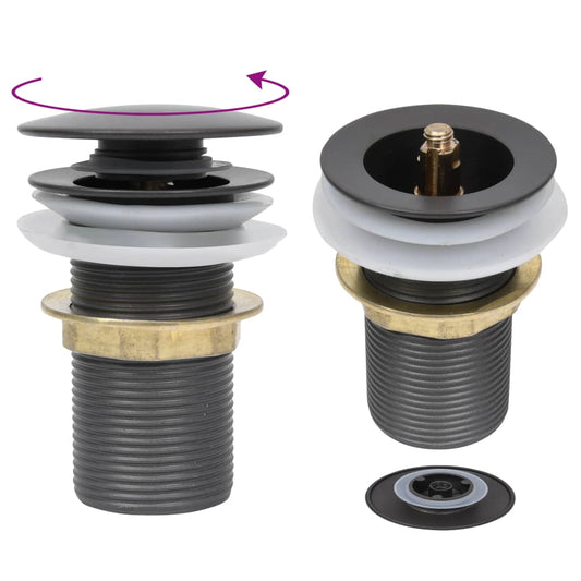 Afvoer pop-up zonder overloop 6,4x6,4x9,1 cm grijs is nu te koop bij PeponiXL, paradijselijk wonen!