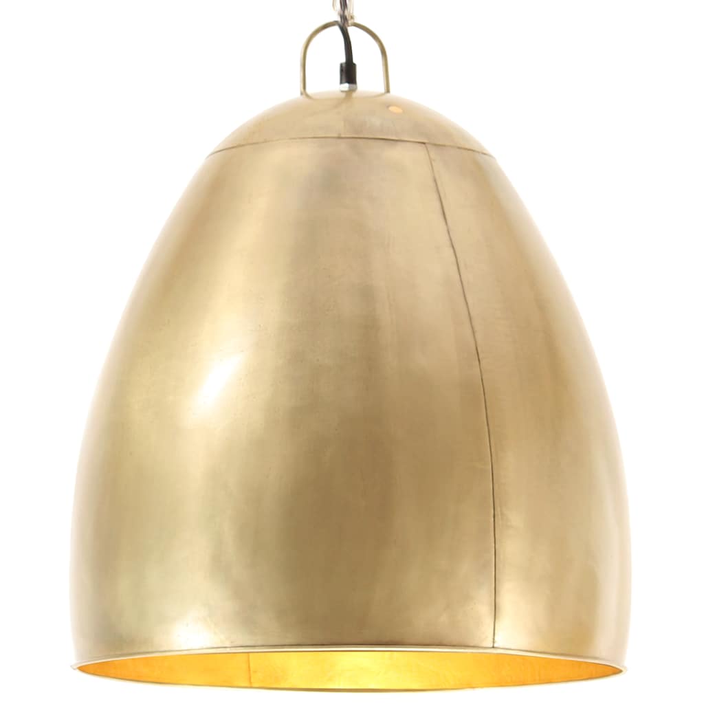 Hanglamp industrieel rond 25 W E27 42 cm messingkleurig is nu te koop bij PeponiXL, paradijselijk wonen!