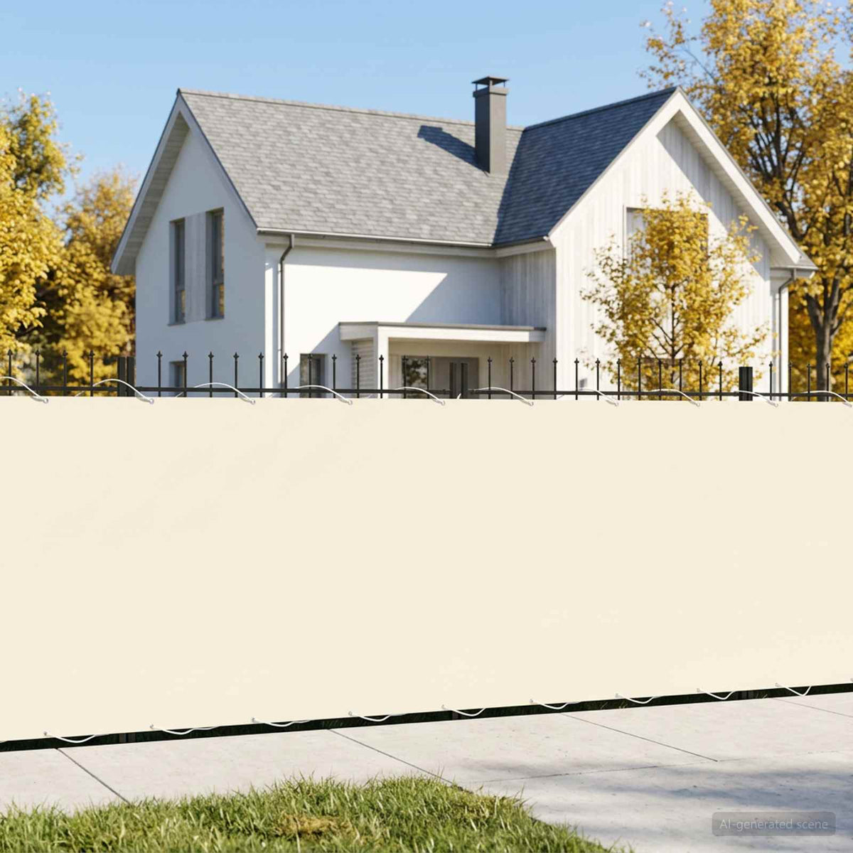 Balkon Privacy Scherm 150 x 700 cm Stof met PU-coating is nu te koop bij PeponiXL, paradijselijk wonen!