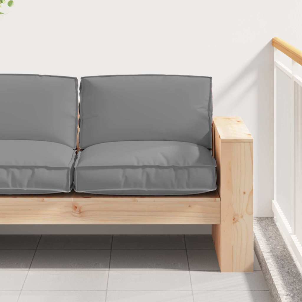 Kussen Grijs 80 x 80 x 12 cm Oxford Stof is nu te koop bij PeponiXL, paradijselijk wonen!