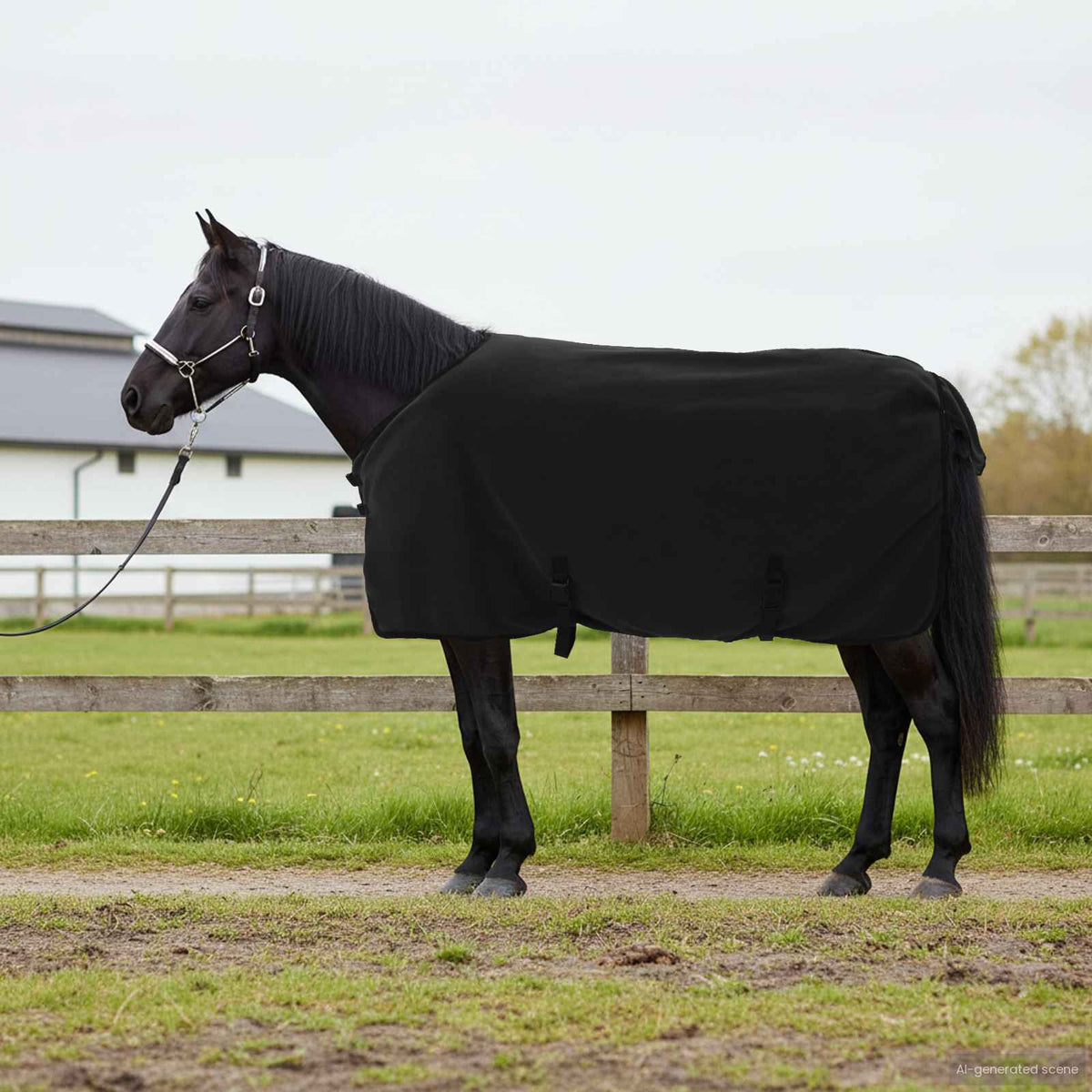 Paardendeken Zwart 75 cm Polyester is nu te koop bij PeponiXL, paradijselijk wonen!