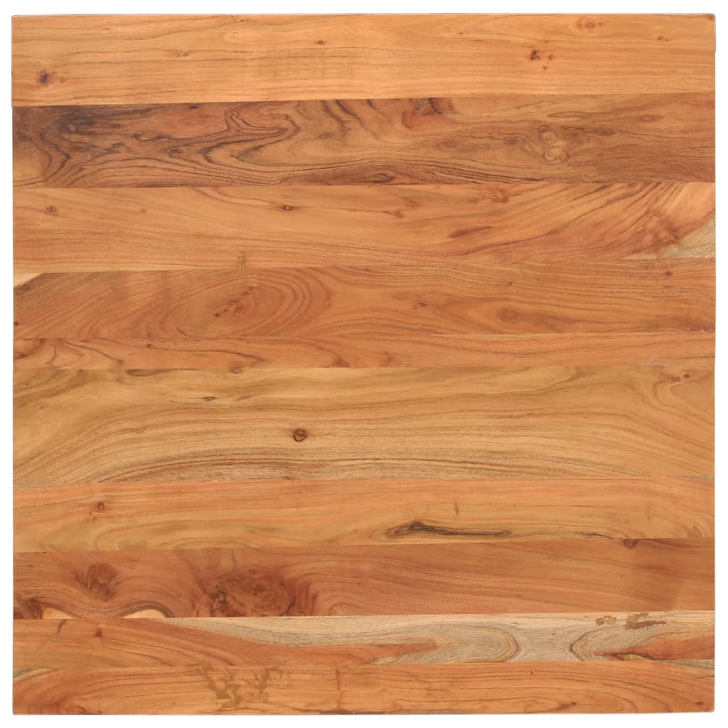 Tafelblad vierkant 80x80x3,8 cm massief acaciahout is nu te koop bij PeponiXL, paradijselijk wonen!