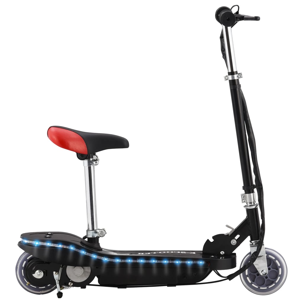 Kinderstep met zadel en LED 120 W zwart is nu te koop bij PeponiXL, paradijselijk wonen!