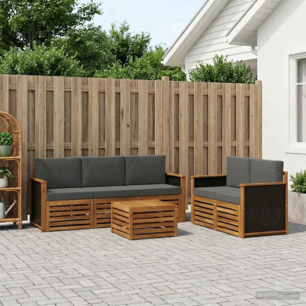 Sofa-Sets Massief Acaciahout is nu te koop bij PeponiXL, paradijselijk wonen!