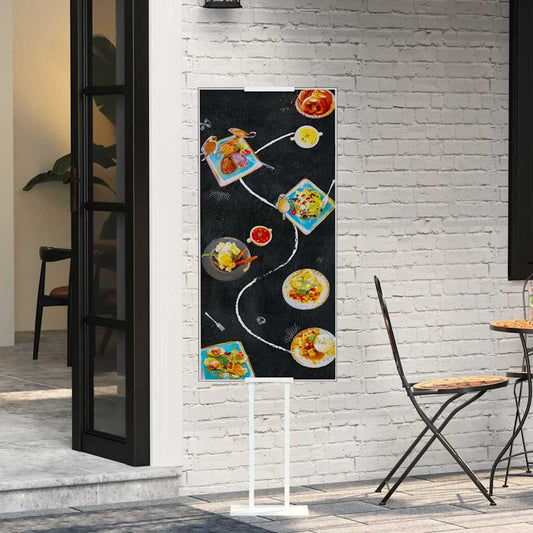 Beurs Displays Wit 30 x 23,5 x 210 cm Staal is nu te koop bij PeponiXL, paradijselijk wonen!
