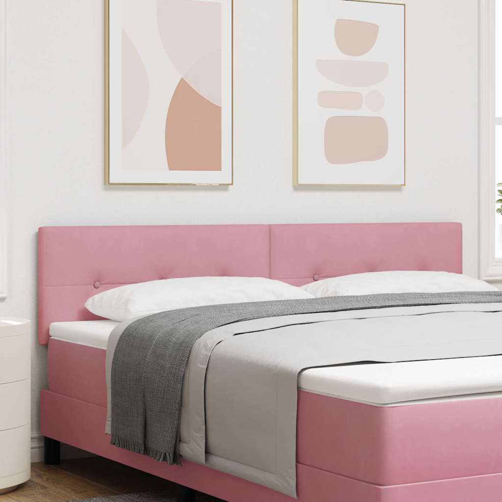 LED Hoofdbord met LED-stripverlichting Roze 180 cm Fluweel is nu te koop bij PeponiXL, paradijselijk wonen!