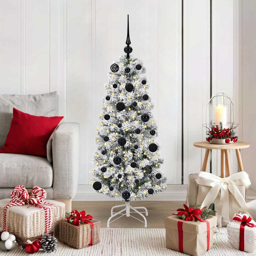 Kunstmatige Inklapbare Kerstboom Groen en Wit 120 cm is nu te koop bij PeponiXL, paradijselijk wonen!