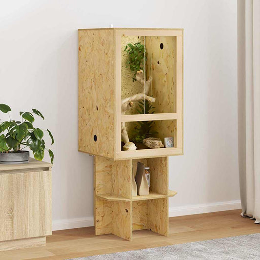 Terrarium Bruin 50 x 50 x 130 cm OSB is nu te koop bij PeponiXL, paradijselijk wonen!