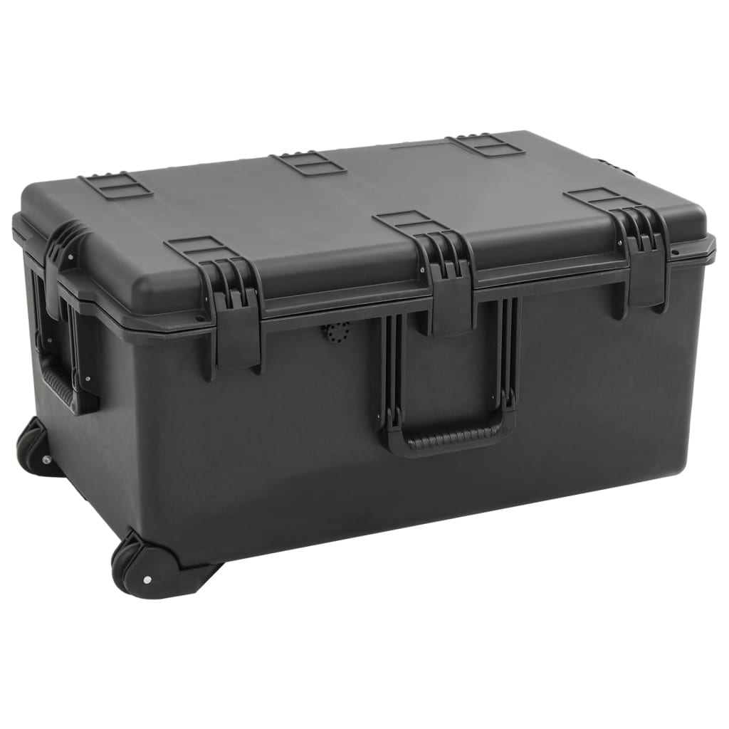 Flightcase draagbaar 79,5x52x39 cm PP zwart is nu te koop bij PeponiXL, paradijselijk wonen!