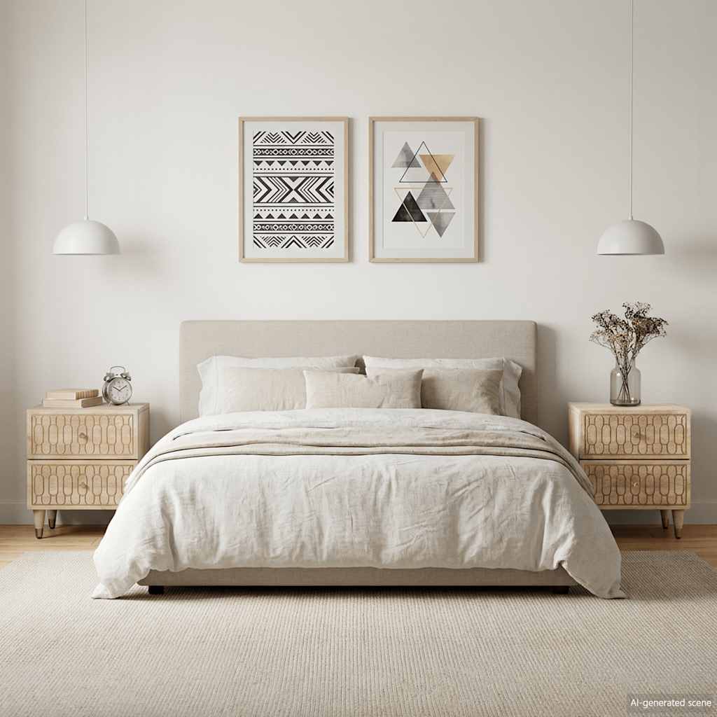Nachtkastjes 2 st 40x33x46 cm massief mangohout is nu te koop bij PeponiXL, paradijselijk wonen!