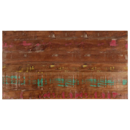 Tafelblad rechthoekig 100x60x2,5 cm massief gerecycled hout is nu te koop bij PeponiXL, paradijselijk wonen!