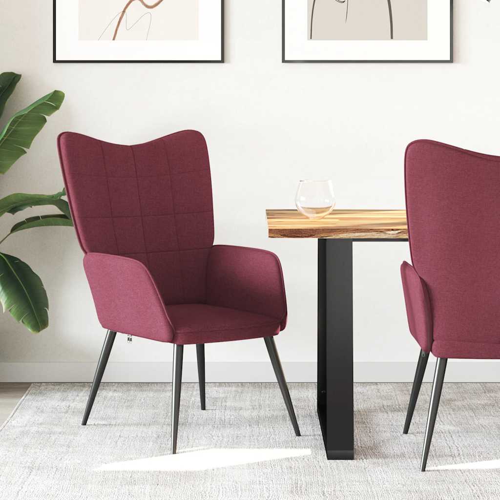Relaxstoel stof wijnrood is nu te koop bij PeponiXL, paradijselijk wonen!
