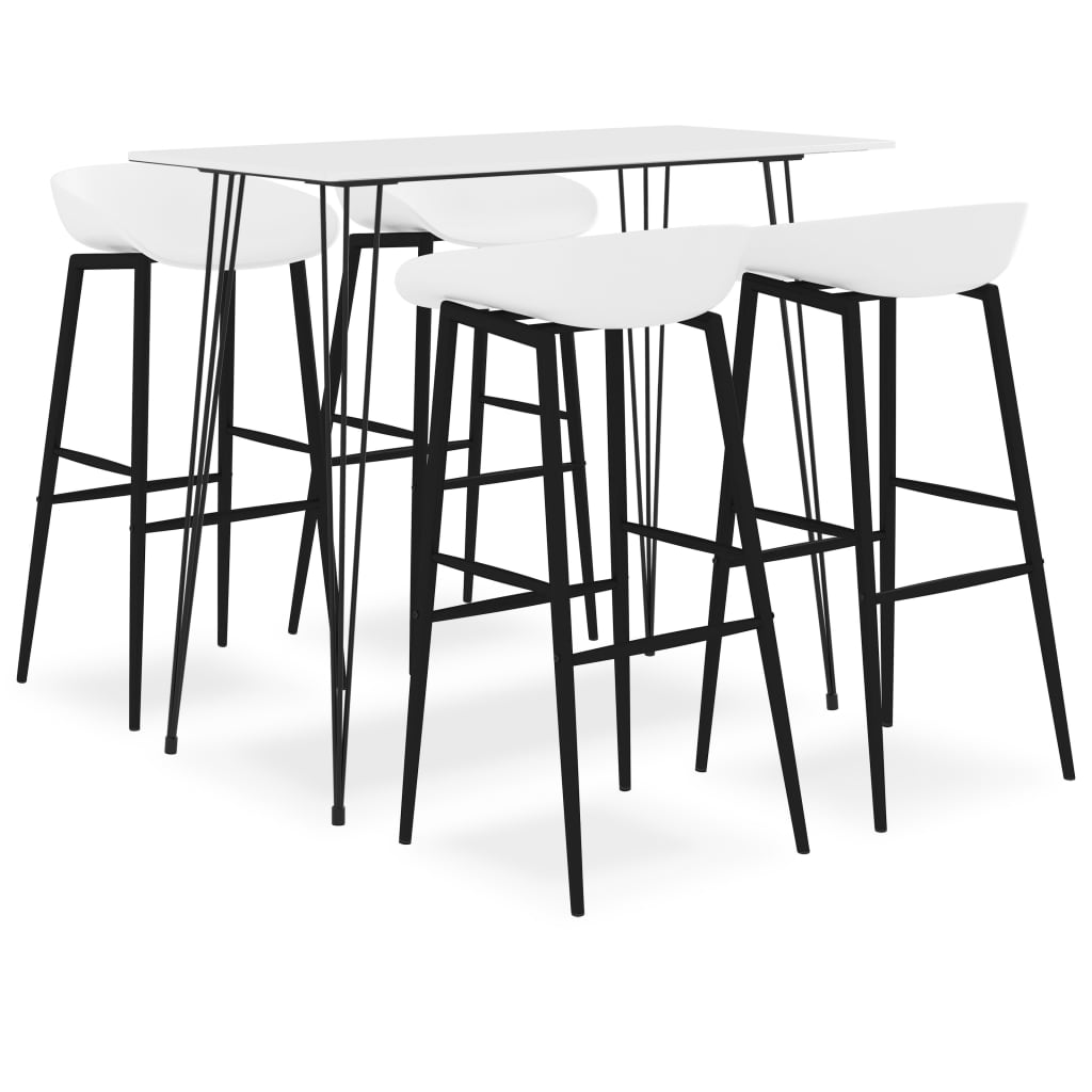 5-delige Barset wit is nu te koop bij PeponiXL, paradijselijk wonen!
