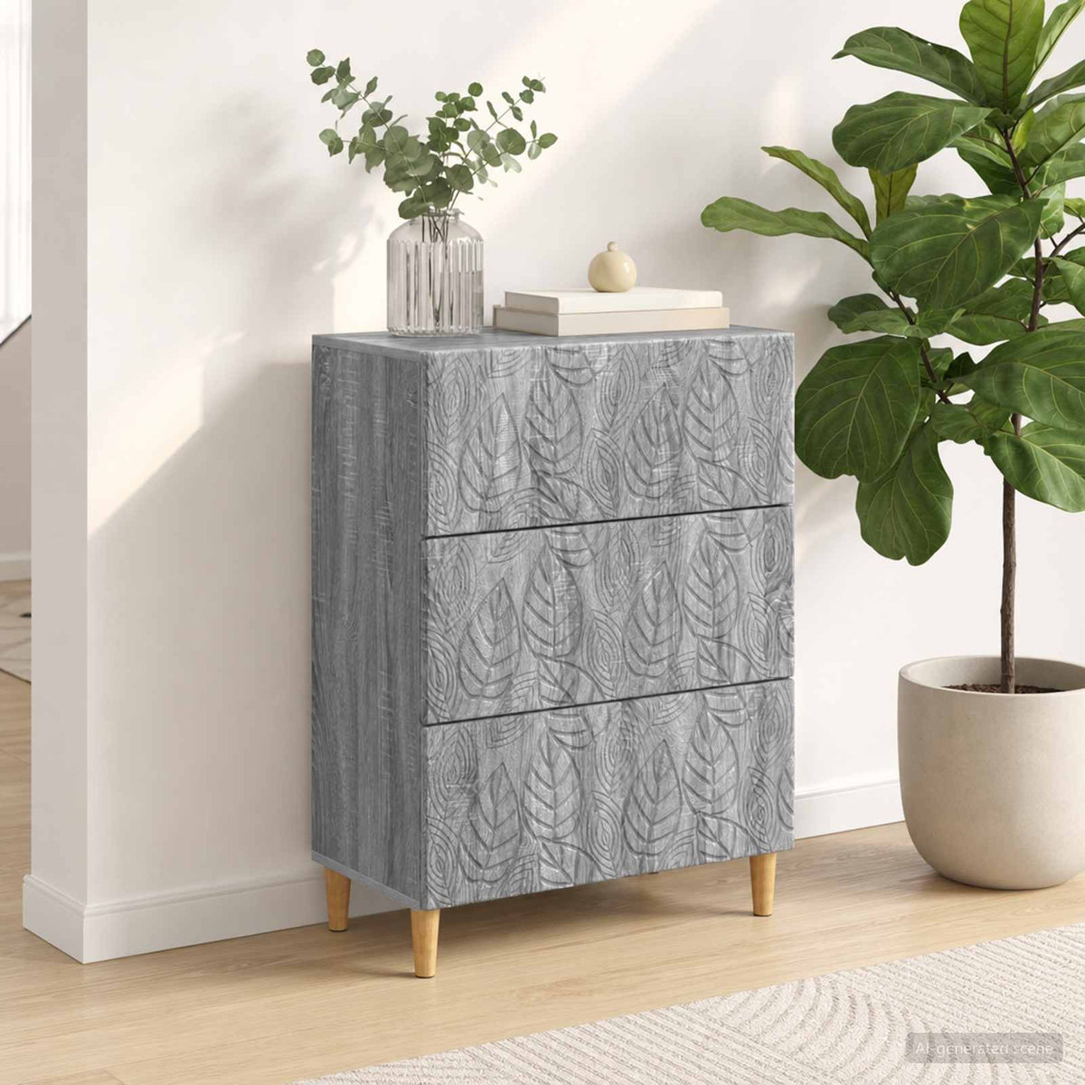Ladenkast Grijs Sonoma 66 x 34,5 x 90 cm Bewerkt hout is nu te koop bij PeponiXL, paradijselijk wonen!