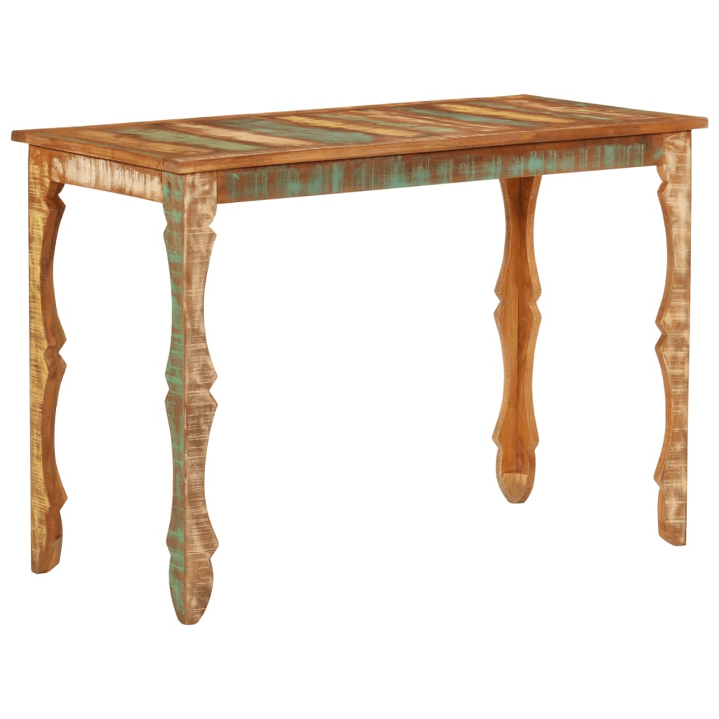Eettafel 110x52x76 cm gerecycled massief hout is nu te koop bij PeponiXL, paradijselijk wonen!