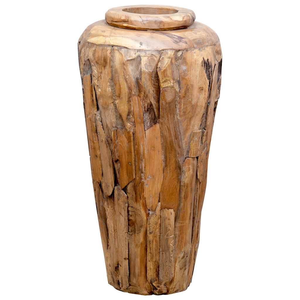 Decoratievaas 40x80 cm massief teakhout is nu te koop bij PeponiXL, paradijselijk wonen!