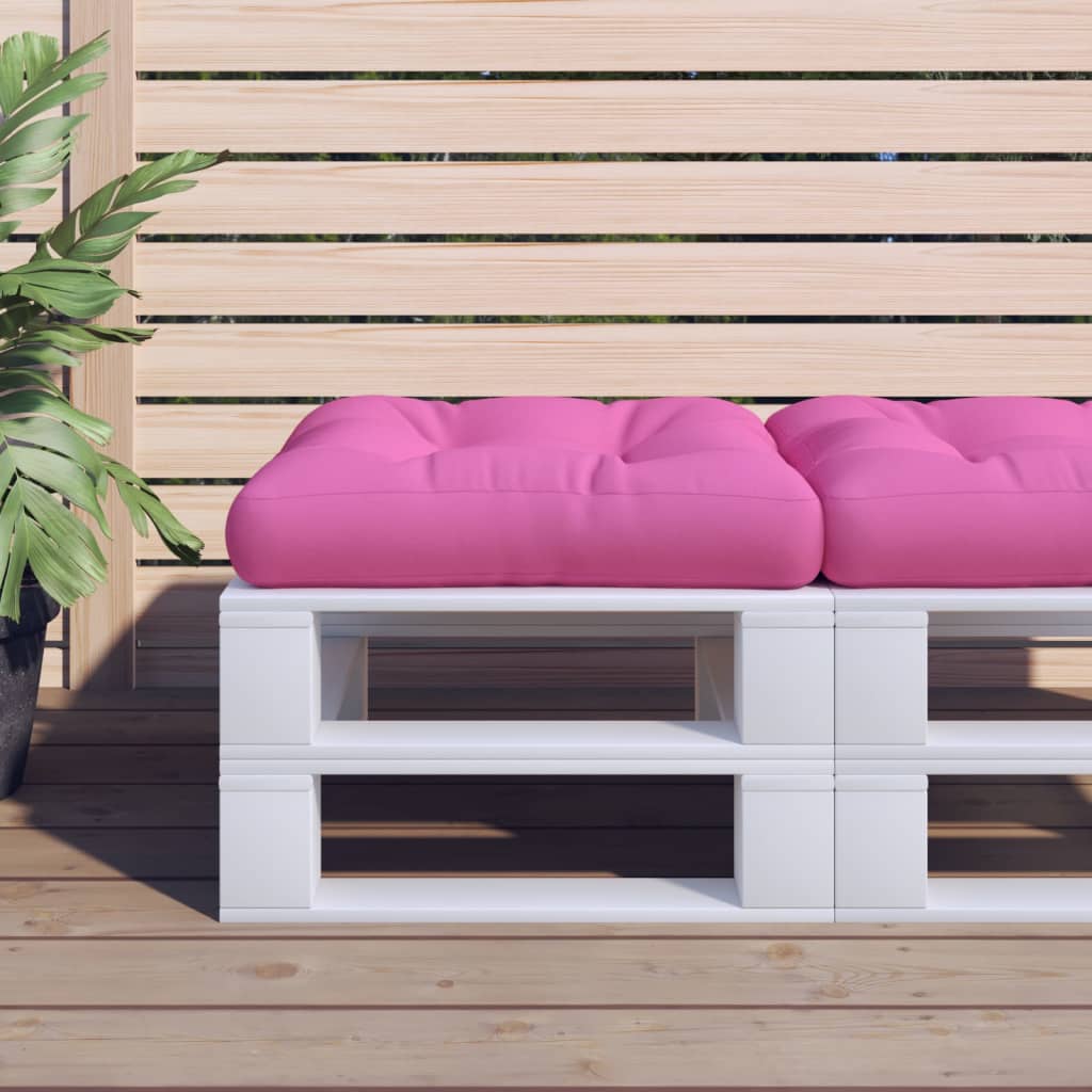 Palletkussen 58x58x10 cm oxford stof roze is nu te koop bij PeponiXL, paradijselijk wonen!