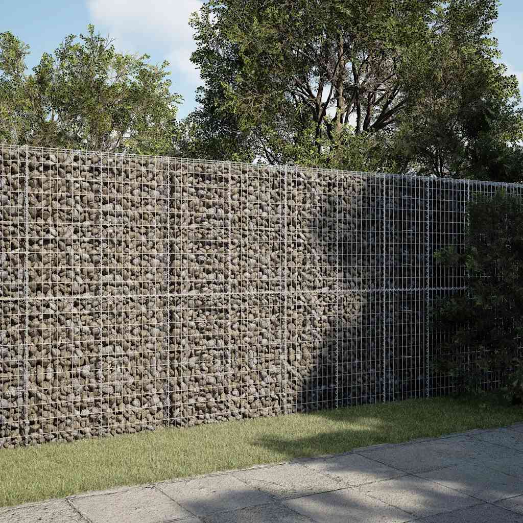 Schanskorf 300x50x200 cm gegalvaniseerd ijzer zilverkleurig is nu te koop bij PeponiXL, paradijselijk wonen!