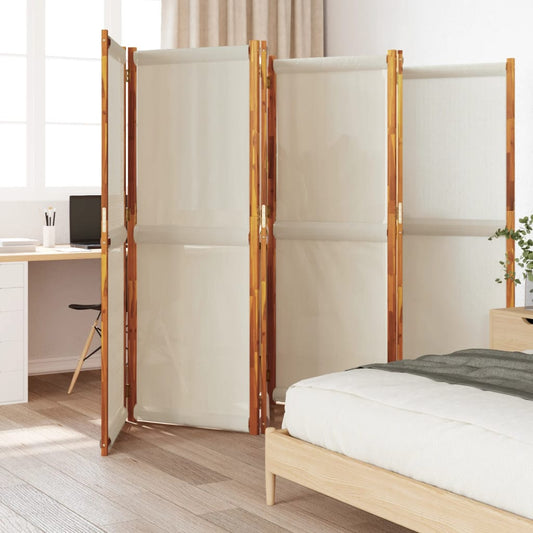 Kamerscherm met 6 panelen 420x180 cm lichtgrijs is nu te koop bij PeponiXL, paradijselijk wonen!