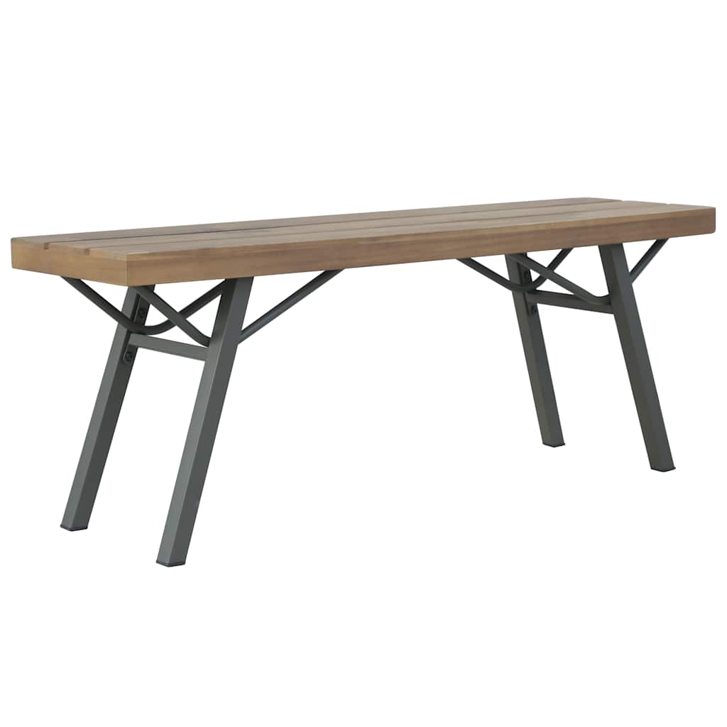 Tuinbank 120 cm massief acaciahout is nu te koop bij PeponiXL, paradijselijk wonen!