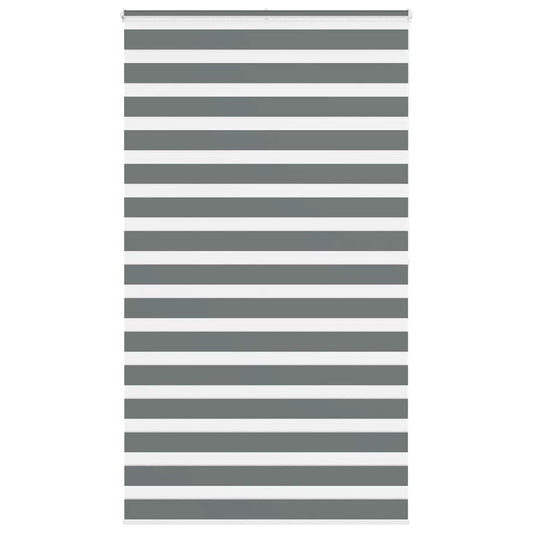 Zebra rolgordijn 135x200 cm stofbreedte 130,9 cm donkergrijs is nu te koop bij PeponiXL, paradijselijk wonen!
