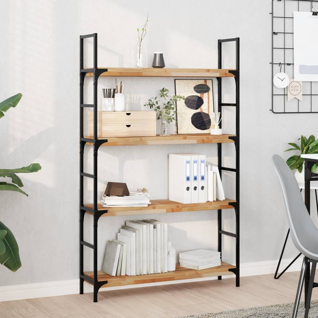 Wandschappen 4 st zwevend olieafwerking 80x20x4 cm acaciahout is nu te koop bij PeponiXL, paradijselijk wonen!