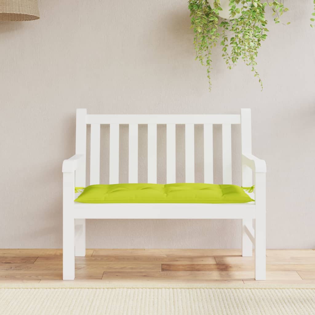 Tuinbankkussen 100x50x7 cm oxford stof heldergroen is nu te koop bij PeponiXL, paradijselijk wonen!