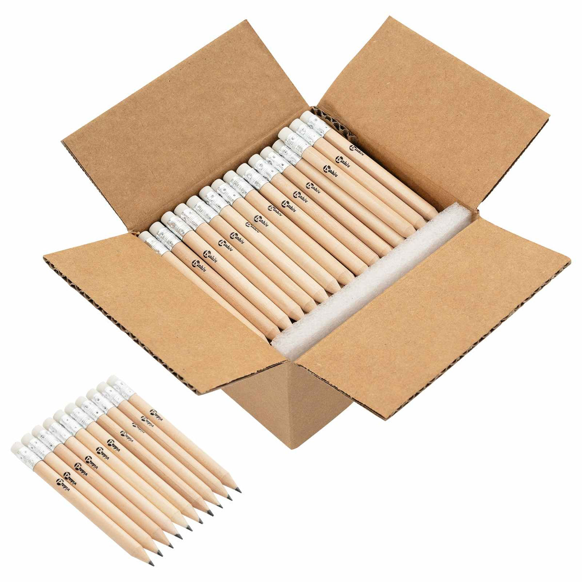 HB Potloden Ø 0,7 x 10 cm Naturel Massief Populieren Hout is nu te koop bij PeponiXL, paradijselijk wonen!