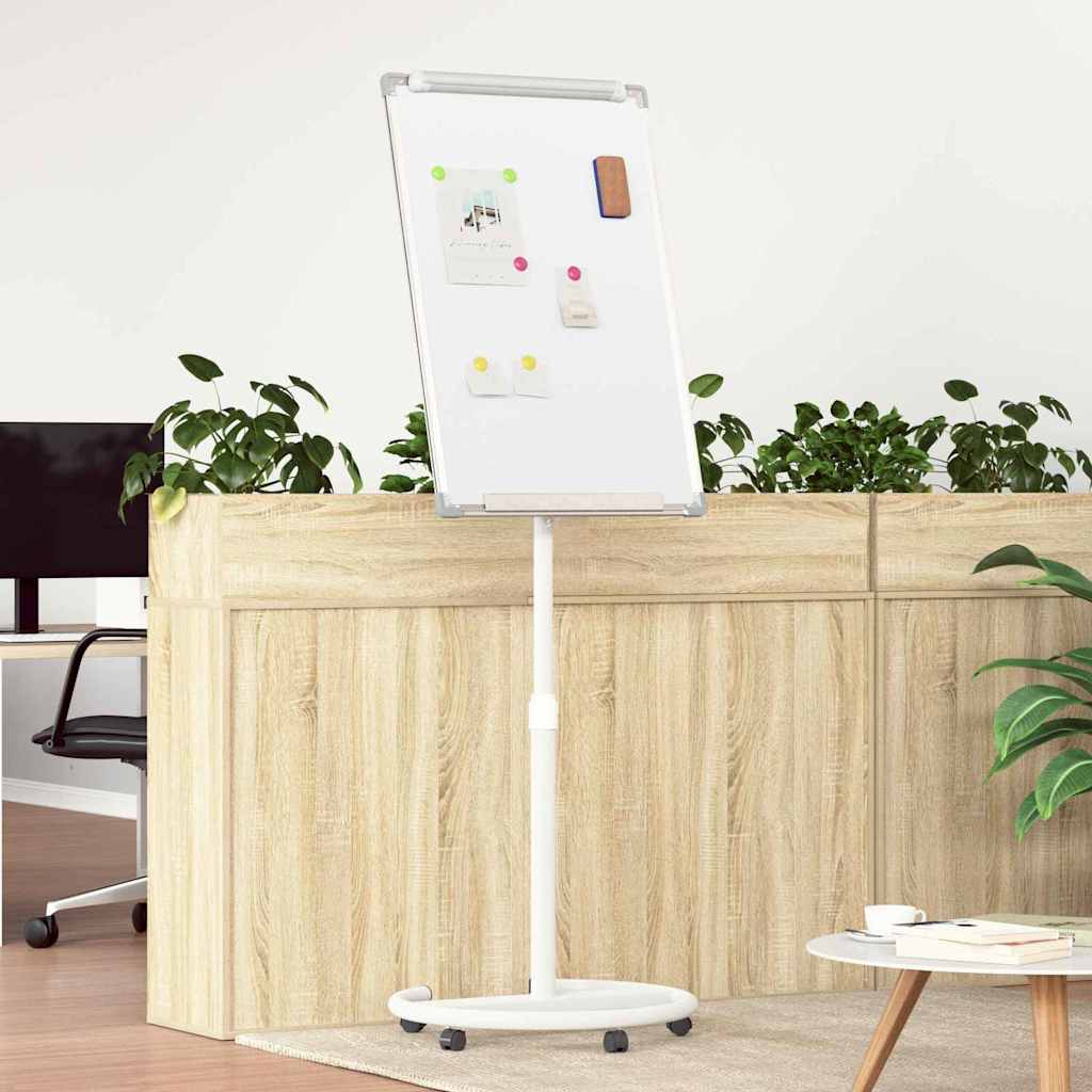 Magnetisch whiteboard Grijs en Wit 62 x 62,5 x 197 cm EPS is nu te koop bij PeponiXL, paradijselijk wonen!