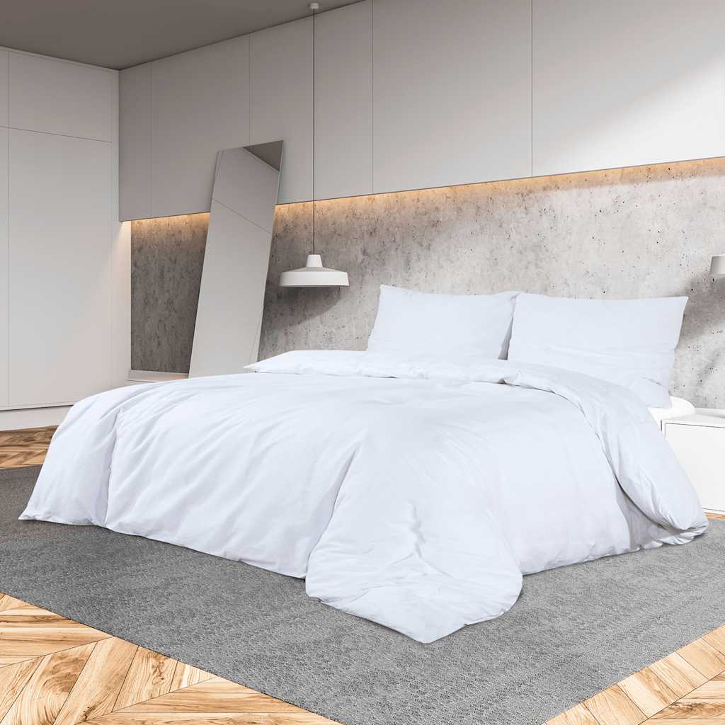 Dekbedovertrekset 155x220 cm katoen wit is nu te koop bij PeponiXL, paradijselijk wonen!