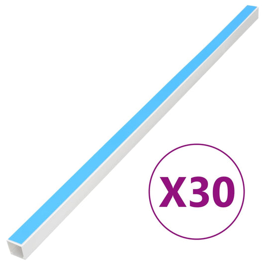 Kabelgoot zelfklevend 30x15 mm 30 m PVC is nu te koop bij PeponiXL, paradijselijk wonen!