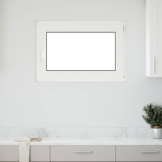 Kelderraam RISOR 90 x 60 cm PVC en glas Wit is nu te koop bij PeponiXL, paradijselijk wonen!